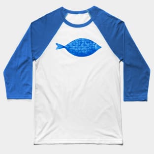 Blue fish Baseball T-Shirt